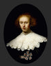 Portret młodej kobiety - Rembrandt van Rijn — widok dzieła