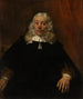 Portret starszego mężczyzny z białymi włosami - Rembrandt van Rijn — widok dzieła