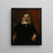 Portret starszego mężczyzny z białymi włosami - Rembrandt van Rijn — oprawiony obraz na ścianie