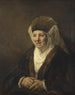 Portret starszej kobiety - Rembrandt van Rijn — widok dzieła