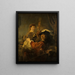 Rembrandta i Saskii na scenie syna marnotrawnego - Rembrandt van Rijn — oprawiony obraz na ścianie