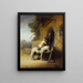 Le bon Samaritain - Rembrandt van Rijn — oprawiony obraz na ścianie