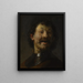 L'homme qui rit - Rembrandt van Rijn — oprawiony obraz na ścianie
