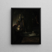 La résurrection de Lazare - Rembrandt van Rijn — oprawiony obraz na ścianie