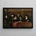 Les Syndics de la Guilde des Drapiers d'Amsterdam - Rembrandt van Rijn — oprawiony obraz na ścianie