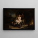 La Toilette de Bethsabée - Rembrandt van Rijn — oprawiony obraz na ścianie