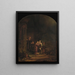 La Visitation - Rembrandt van Rijn — oprawiony obraz na ścianie
