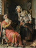 Tobie i Anny z dzieckiem - Rembrandt van Rijn — widok dzieła
