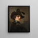 Tronie mężczyzny w beret z piórami - Rembrandt van Rijn — oprawiony obraz na ścianie