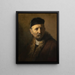 Tronie starego mężczyzny - Rembrandt van Rijn — oprawiony obraz na ścianie