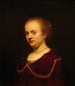 Młoda kobieta z złotym łańcuchem - Rembrandt van Rijn — widok dzieła