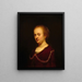 Młoda kobieta z złotym łańcuchem - Rembrandt van Rijn — oprawiony obraz na ścianie