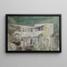 Villa italienne - René Marjolin — oprawiony obraz na ścianie