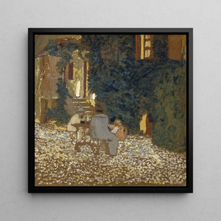 Posiłek w ogrodzie - Édouard Vuillard
