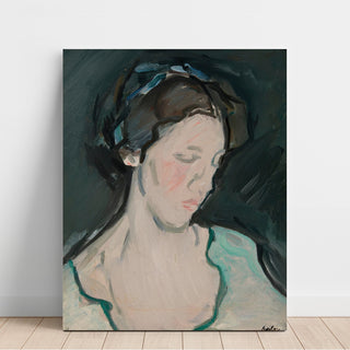 Reproduction A portrait of a young woman, thought to be Peggy MacRae Samuel - John Peploe
