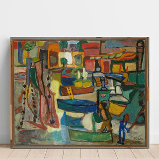 Reproduction Bateaux à Collioure - Sasza Blonder