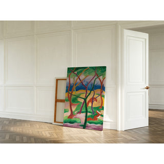 Reproduction Belettes Jouant - Franz Marc