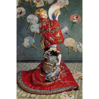 Reproduction Camille Monet en costume japonais - Claude Monet