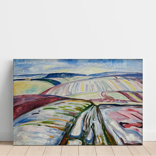 Reproduction Champ sous la neige - Edvard Munch
