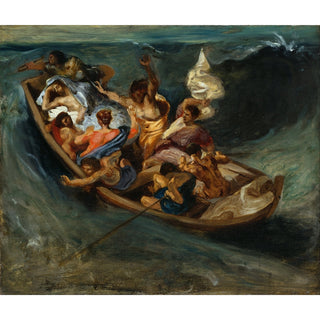 Reproduction Christ sur la mer de Galilée - Eugène Delacroix