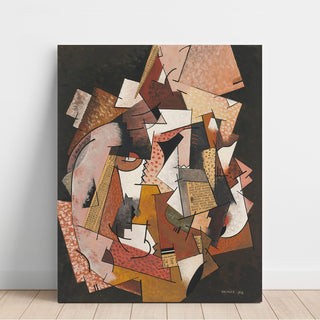 Reproduction Composition au papier journal - Georges Valmier