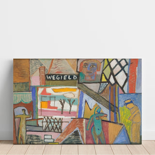 Reproduction Composition avec l'inscription 'WEGIELD’ - Sasza Blonder