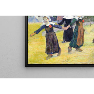 Reproduction Danse Bretonne des Filles à Pont Aven par Paul Gauguin