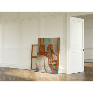Reproduction Devant le Miroir à l'Île-d'Yeu - Henri Lebasque