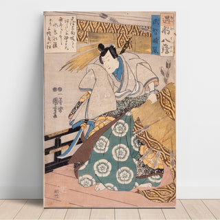 Reproduction Éclaircie après la tempête pour Takechi - Utagawa Kuniyoshi