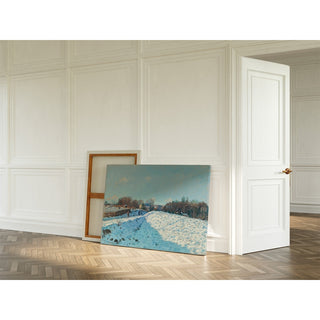 Reproduction Effet de Neige à Louveciennes - Alfred Sisley