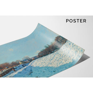 Reproduction Effet de Neige à Louveciennes - Alfred Sisley