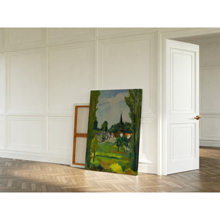 Reproduction Église de Vieux Moulin près de Compiègne Oise - Suzanne Valadon