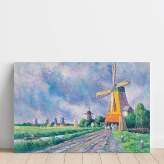 Reproduction Environs De Rotterdam - Maximilien Luce