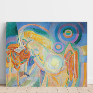 Reproduction Femme nue lisant - Robert Delaunay