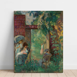 Reproduction Femmes et Enfants dans un Jardin en Été - Henri Lebasque