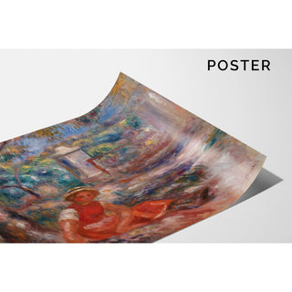Reproduction Fillette au pied d'un arbre - Pierre-Auguste Renoir