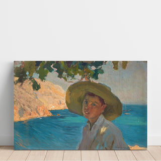 Reproduction Garçon au sombrero, Jávea - Joaquín Sorolla