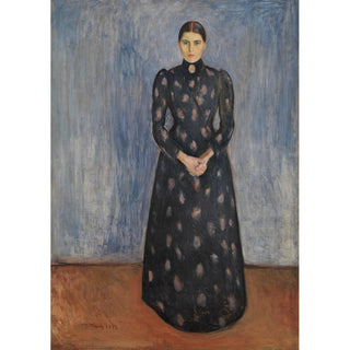 Reproduction Inger en noir et violet - Edvard Munch