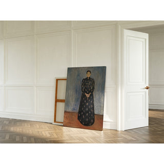 Reproduction Inger en noir et violet - Edvard Munch