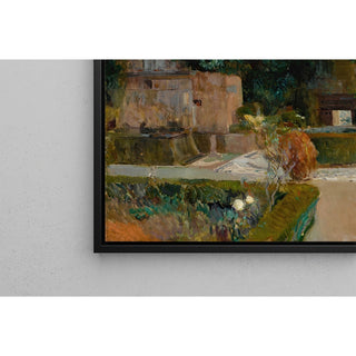 Reproduction Jardin de los Adarves, Alhambra, Granada - Joaquín Sorolla