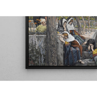 Reproduction Jésus, Marie-Madeleine et Marthe à Béthanie - James Tissot