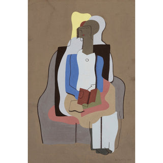 Reproduction Jeune Fille Assise - Georges Valmier