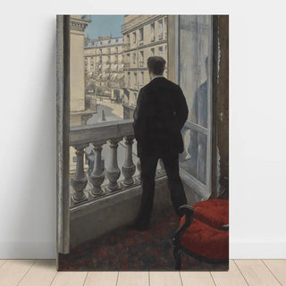 Reproduction Jeune homme à sa fenêtre - Gustave Caillebotte