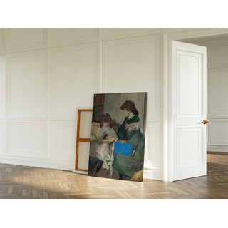 Reproduction Jeunes Filles au Chien Deux des filles d'Alexandre Natanson - Pierre Bonnard