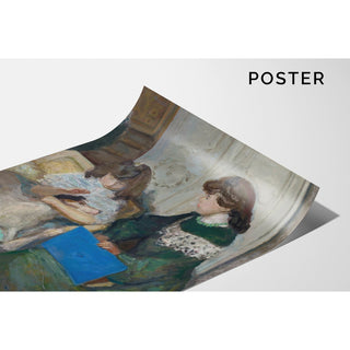 Reproduction Jeunes Filles au Chien Deux des filles d'Alexandre Natanson - Pierre Bonnard