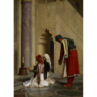 Reproduction Jeunes Grecs dans la mosquée - Jean-Léon Gérôme
