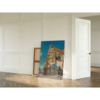 Reproduction L'Église de Moret Le Soir - Alfred Sisley