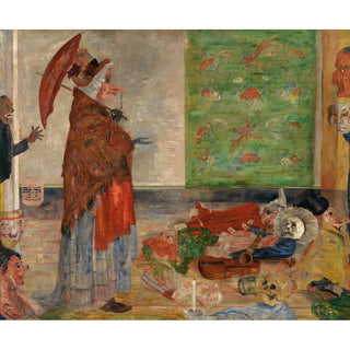 Reproduction L'étonnement de la souris à masque - James Ensor
