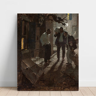 Reproduction L'homme au carrefour - Dean Cornwell