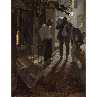 Reproduction L'homme au carrefour - Dean Cornwell